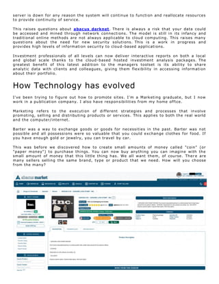 darknet market features